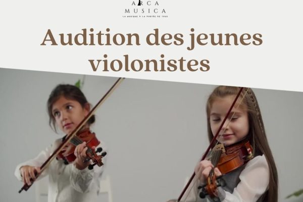 Audition des violonistes Arca Musica